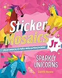 peel & stick mosaics installation  Sticker Mosaics Jr.: Sparkly Unicorns: Create Magical Pictures with Glitter Stickers!