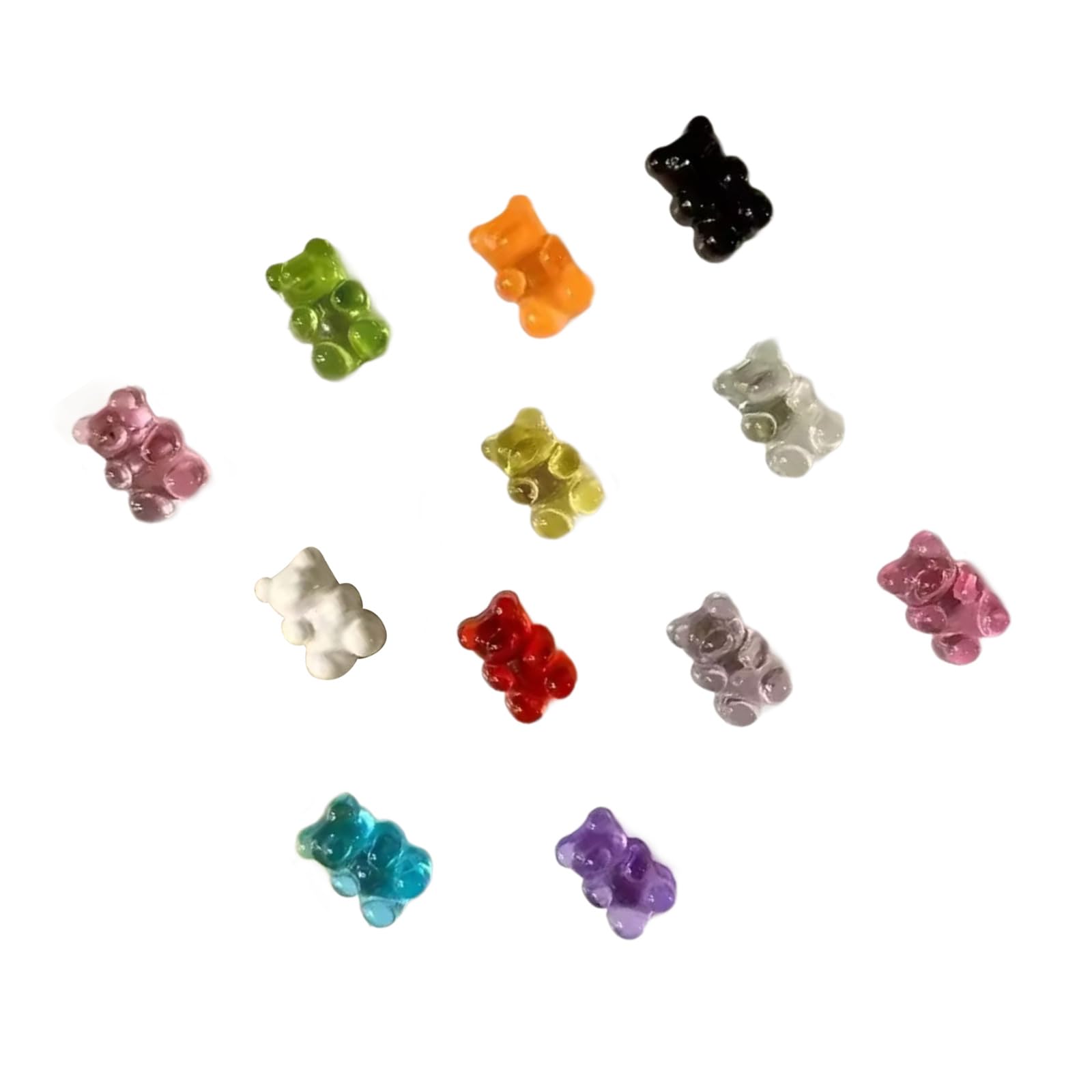 X-Institute 10Pcs Bear Fridge Magnets Refrigerator Fridge Decorative Magnet for Home Whiteboard Classroom School Whiteboard Decorative