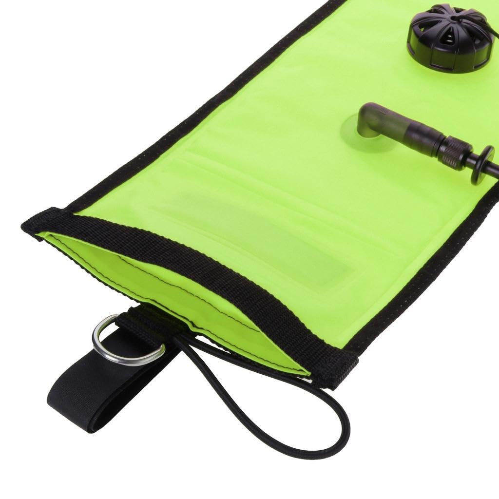 Boya de señalización Facial de Buceo Quick Blow | sobrepresión y bandas reflectantes para mayor visibilidad. Incluye tubo de señalización de buceo y equipo de seguridad.