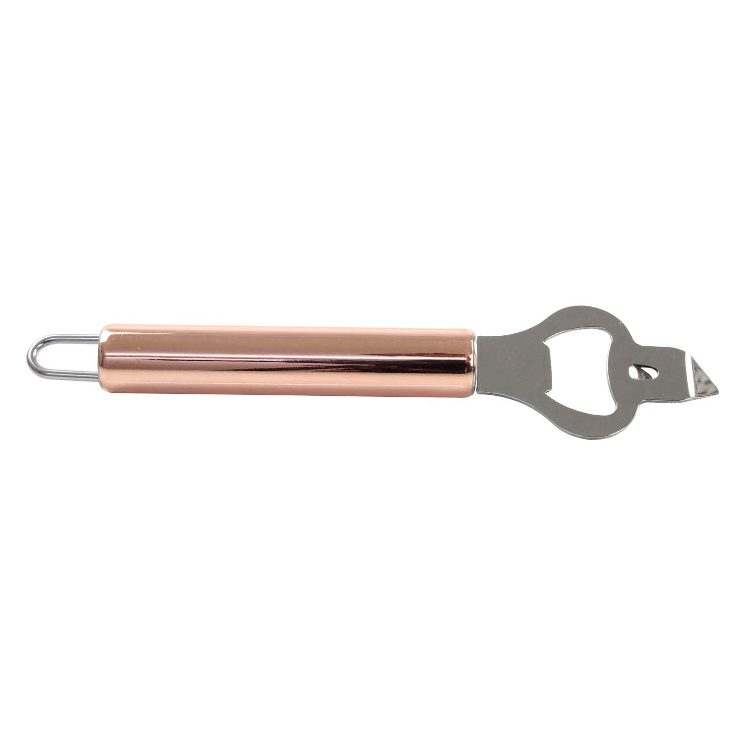 Apollo SS Copper Bottle Opener, Stainless Steel, Multi-Colour, 7.5 x 20.5 x 20 cm