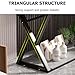 PA-DABAOO Rock Plate Fish Tank Stand,Aquarium Stand with Metal Frame,Display Stand for Turtle Tank, Reptile Terrarium,Double-Layer Design for Accessories Storage,E