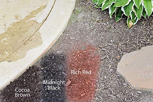 MulchWorx Black Mulch Color Concentrate- Quart - Treats 2,800 Sq. Ft. - Pure Midnight Black Mulch Dye Spray