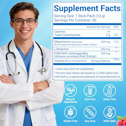 Save 68% on ASSR Pure Calm Cortisol Reducer Drink Sleep Aid, 30ct - Image 2