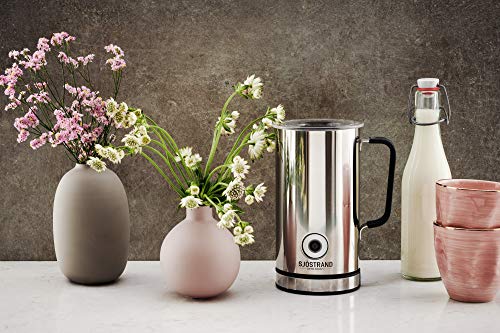 Sjöstrand Milk Frother Elektrischer Milchaufschäumer aus Edelstahl (antihaftbeschichtet, für heiße und kalte Milch… – Bild 3