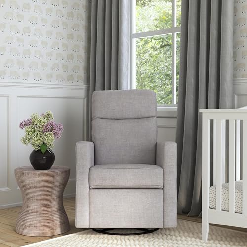 DaVinci Gabby Glider Recliner Nursery Chair w/ 360° Swivel - Misty Grey - image 2