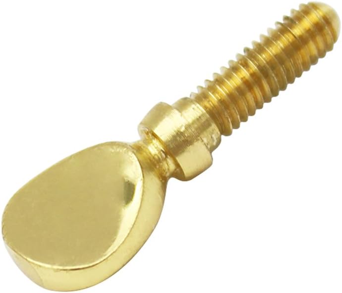 Durable Copper Sax Neck Tightening Screw Saxophone Replacement Parts Copper Attachment Neck Receiver Tightening Attach Screw for Sax Golden Instrument Accessory : Musical Instruments