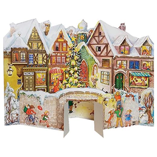 Sellmet Town Wall Calendrier de l'avent