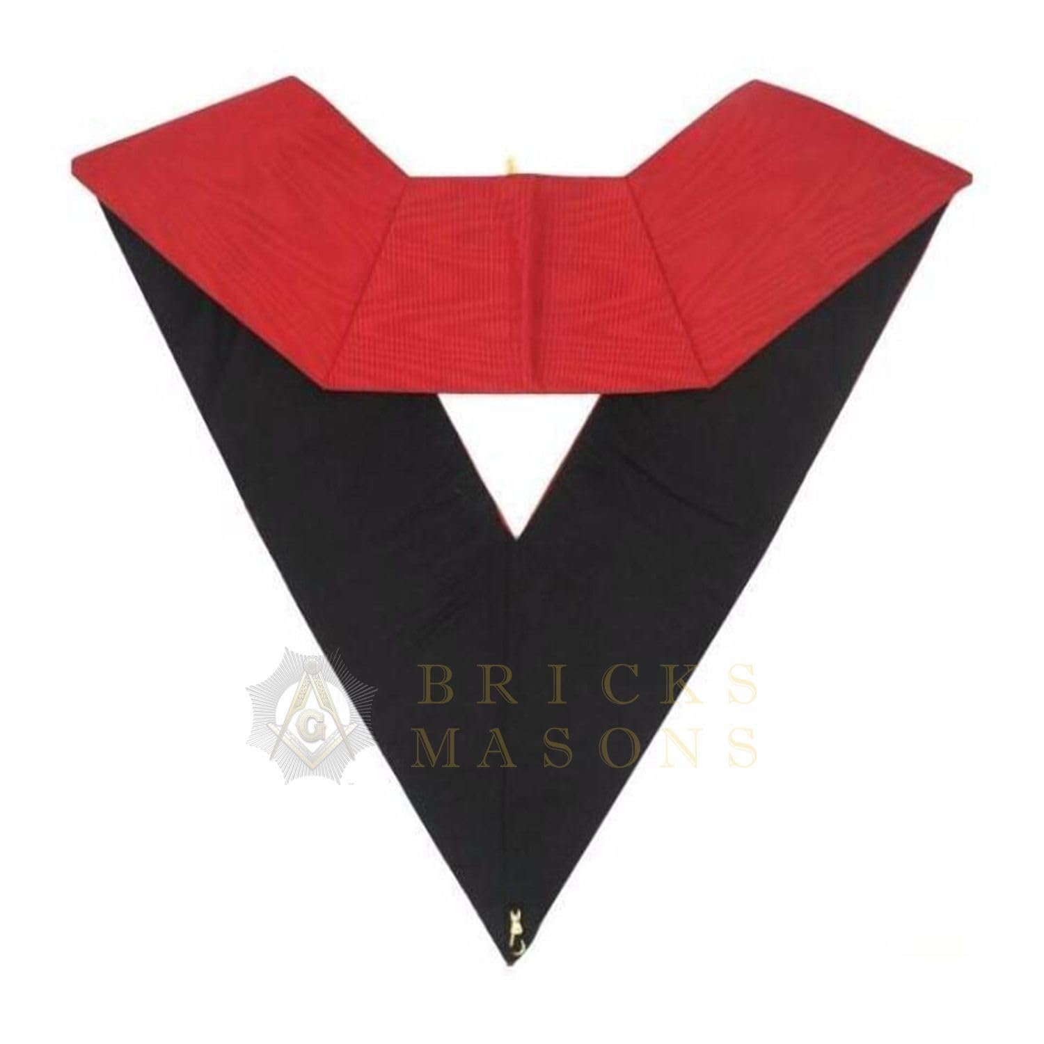 Bricks Masons Masonic AASR collar 18th degree - Knight Rose Croix - Croix pattée + Acacia Branches