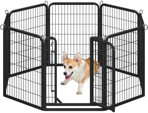 Yaheetech 8 Vallas para Perros Parque para Perros de Metal con Pu...