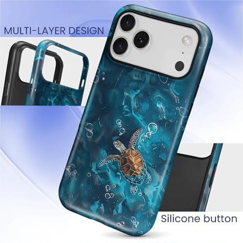 Housse PT 17 PM en silicone liquide mat premium imprimé tortue - 4