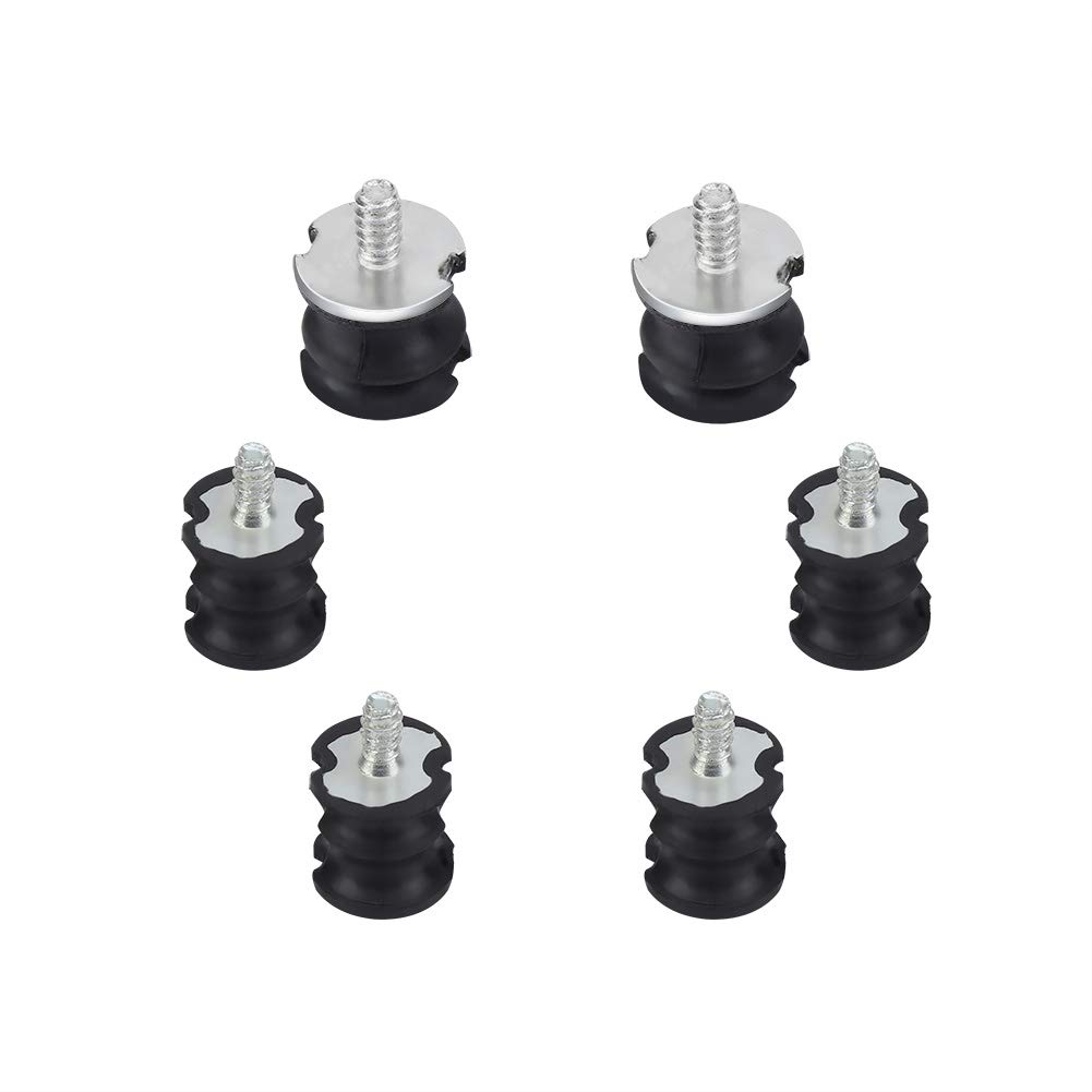 Lot De 6 Tampons Anti-Vibrations (AV) Pour Tronçonneuse - Compatible Husqvarna 61, 66, 136, 141, 266, 268, 272XP - Amortisseurs En Caoutchouc