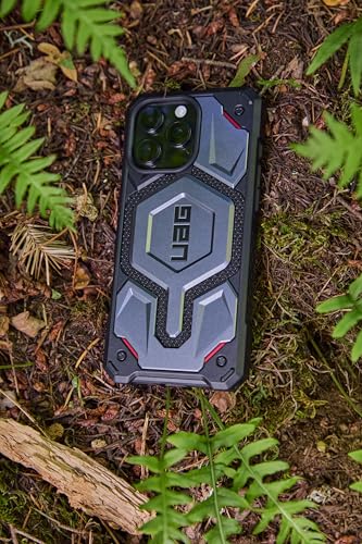 Image of Urban Armor Gear UAG Monarch Pro Magnetic Compatible, Premium Rugged Protective Case /Cover Compatible with iPhone 16 Pro Max (6.9-Inch) (Military Drop Tested) - Kevlar Silver