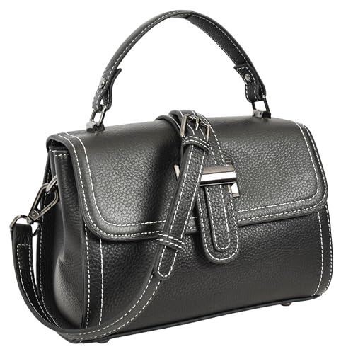 Petit sac à main original imprimé boules de Noël avec poignée haute
