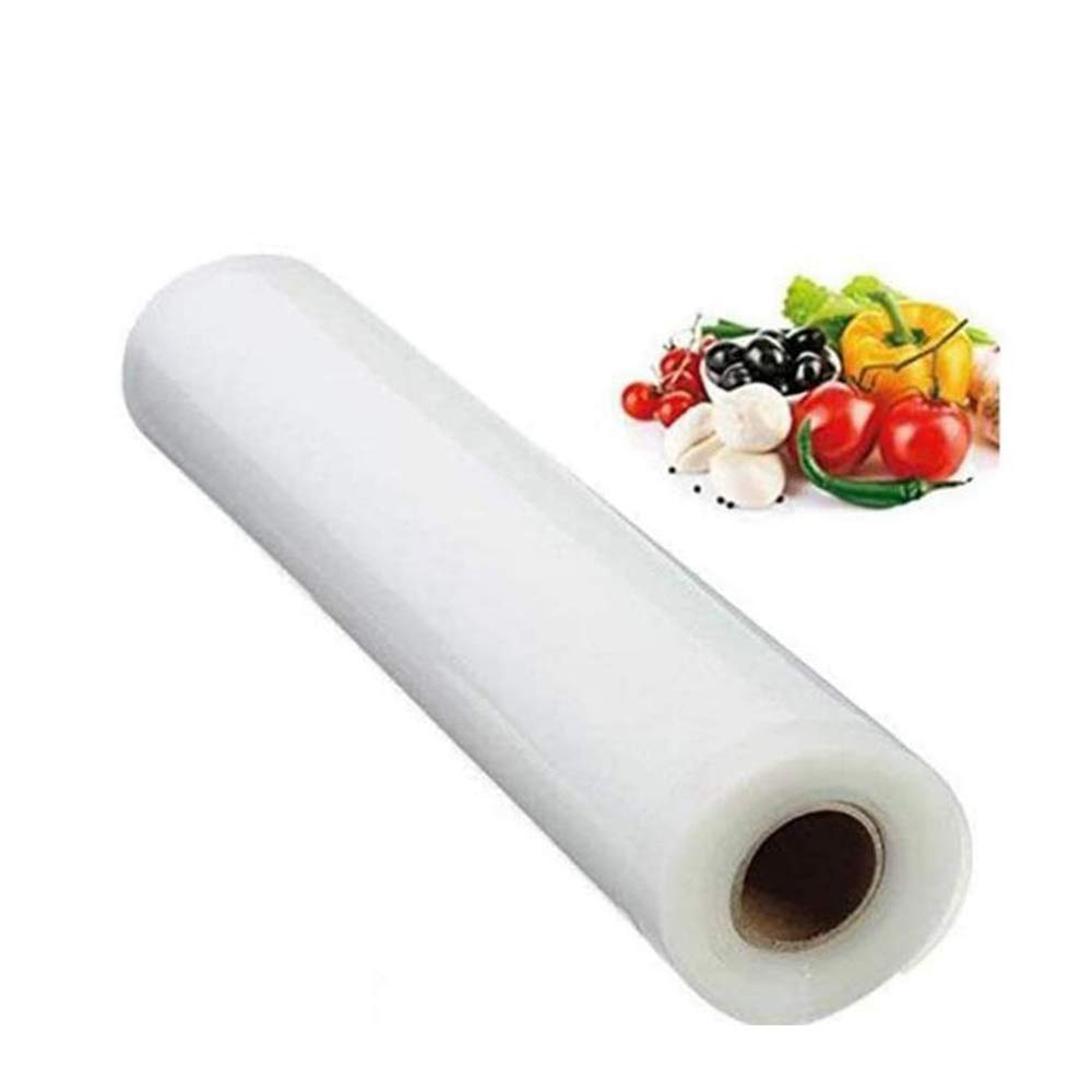 Beauenty Vacuum Sealer Rolls 22cm x 15 meter - Food Storage Saver Bag Roll, Clear, for Food Saver, BPA Free, Heavy Duty, Great for vac storage, Meal Prep or Sous Videsous vide microwaveable cooking