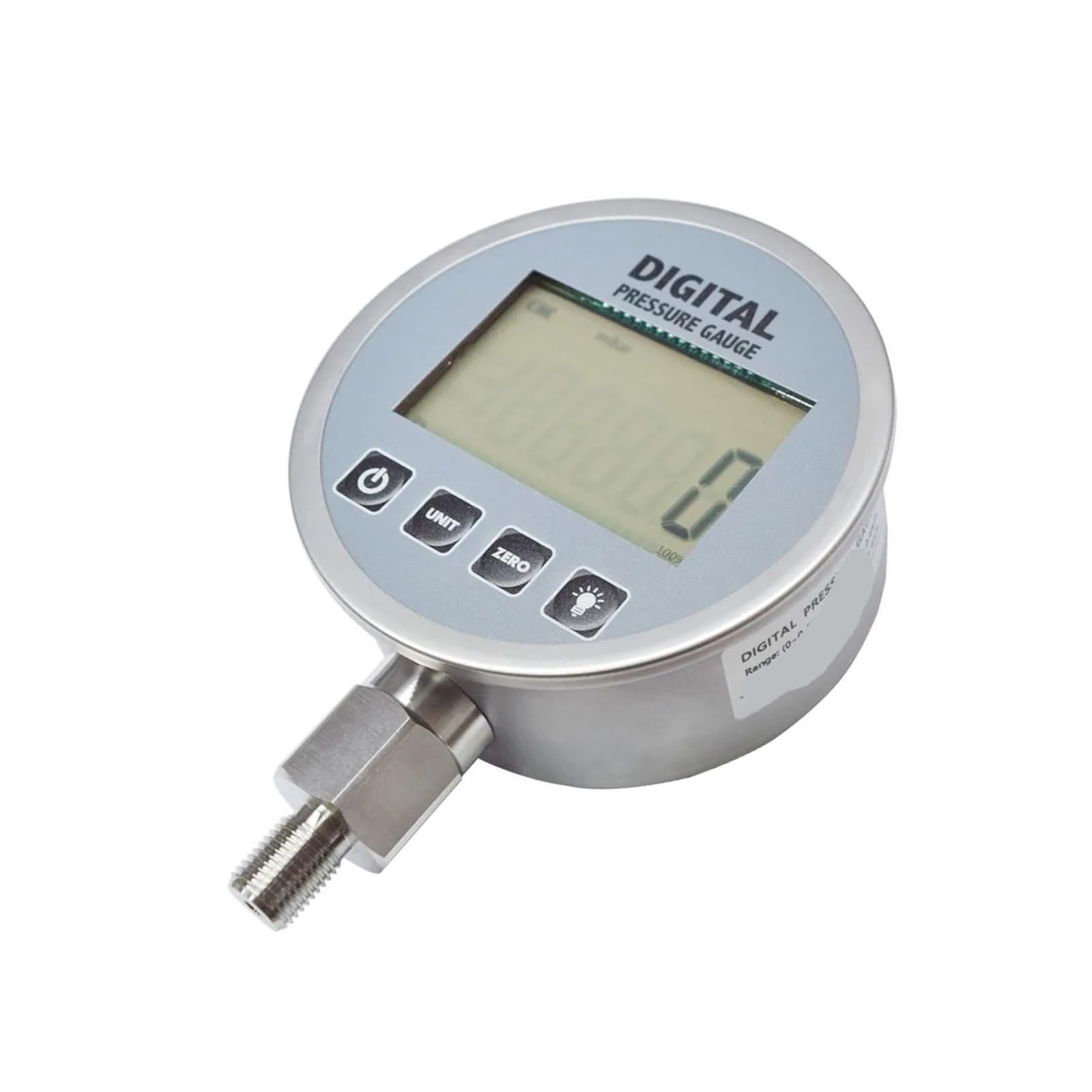 Manometer, DR3720 Digitales Manometer aus Edelstahl mit einer Genauigkeit von 0,2 for Luft-Öl-Wasser-Messwerkzeuge(0-70Mpa)