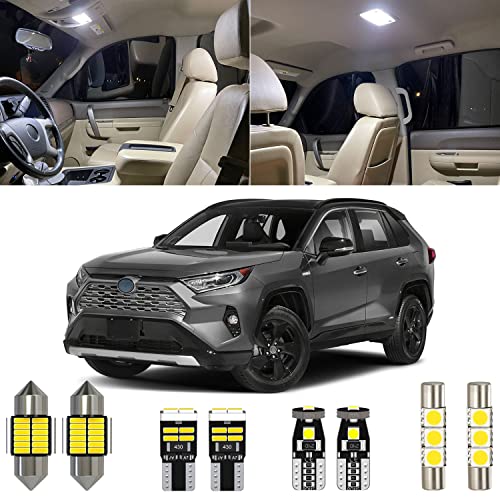Kit LED interior 8 piezas 6000K para Toyota RAV4 miniatura 1