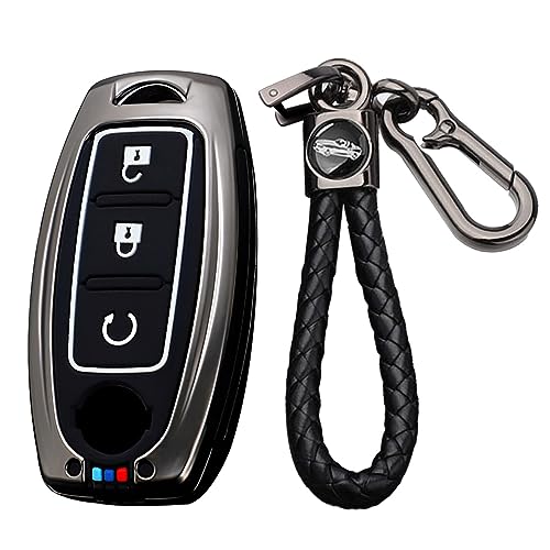 Boîtier clé Infiniti G35 M45 anti-choc en TPU et zinc contre les chutes