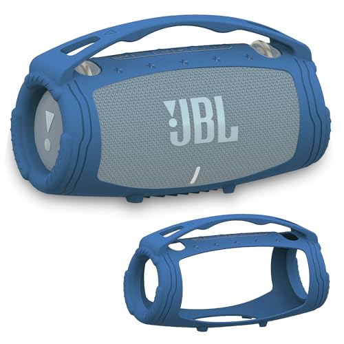 Coque silicone JBL Xtreme 3 housse protection souple enceinte bluetooth portable bleu avec poignée