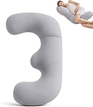 Pregnancy Pillows,Washable Cover Maternity Pillow,Pregnancy Pillow for Sleeping,Pregnancy Sleeping Pillow for Pregnant Women, Pregnancy Gifts,Grey