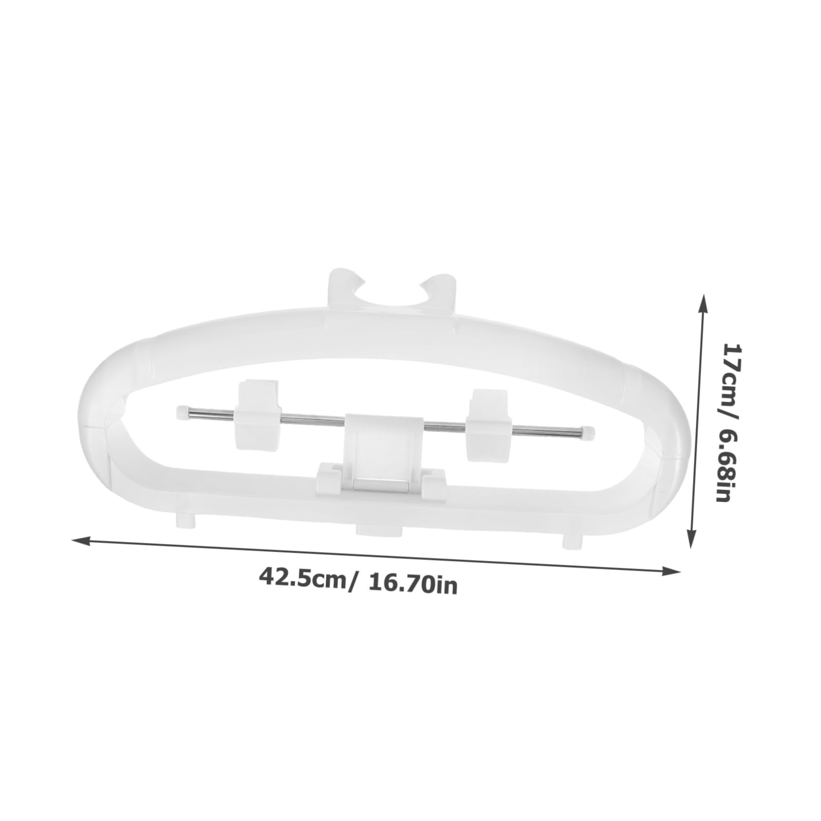 Garneck Handheld Steamer Rack Hanger Clothes Rack Hanger for Easy Ironing Compatible Various Rod Types Lightweight Design for Convenient Storage and Use