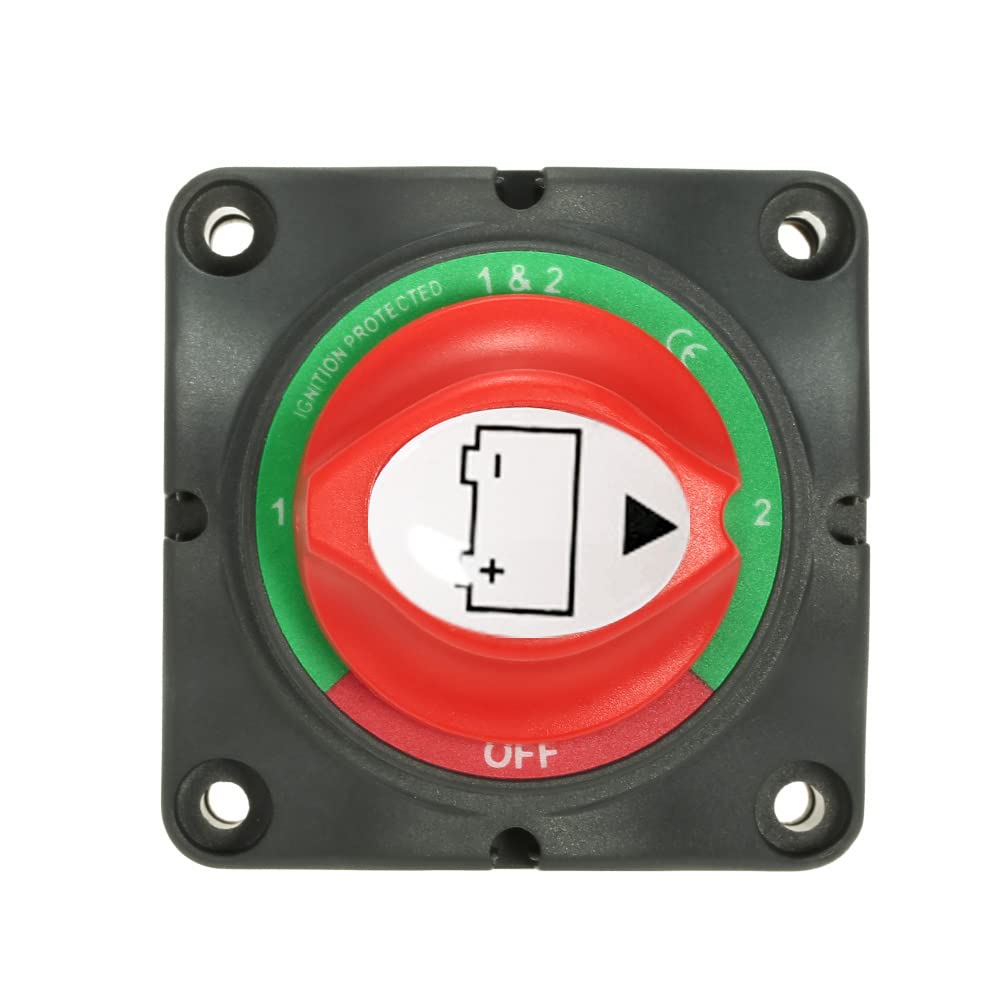 12V / 24V Double sélecteur de Batterie 300A commutateur Principal de Batterie 4 sélecteur de commutateur de Position pour Bateau de Voiture RV