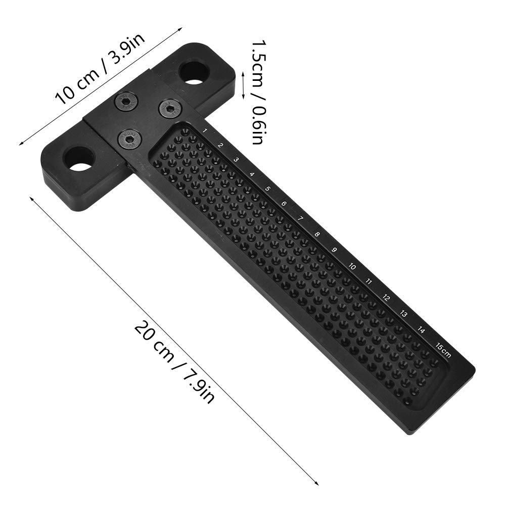 Outil de travail du bois multifonction de haute précision règle de type T outil à main de mesure 5-159mm pour la construction tout neuf