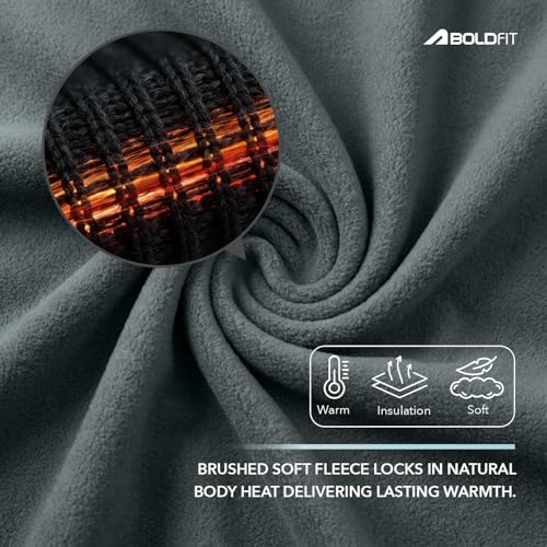 Image of Boldfit Skinny Fit Thermal Wear for Women Leggings Winter Wear for Women Warm Fleece Natural Insulation Lower Body Warmer for Woman Polyspandex Tights Thermals for Woman Winter Inner Leggings