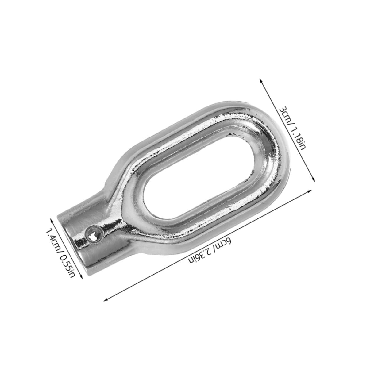 INOOMP Akcesoriów Do Markiz Hak Ringowy z Aluminium Element Do Campingowych Markiz Uniwersalne Zastosowanie Dla Różnych Systemów Markizowych