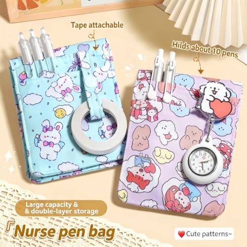 ZBIianxer de poche pour le personnel soignant, organisateur d ' infirmière en tissu Oxford avec disposition multi-fentes pour les fournitures de soutien flux de travail, organisateur de poche – vue 4