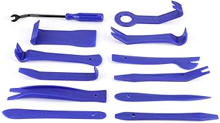 Remoção de painel de porta, kit de remoção de acabamento resistente, leve, 12 peças, ferramenta de acabamento para ferramenta de reparo para painel de acabamento automotivo e remoção de moldagem