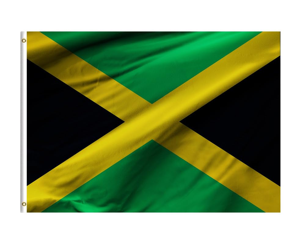 BPA® Jamaica Flag For Indoor Outdoor Home, Office & Events (80x140cm)