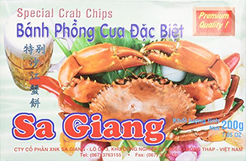 Sa Giang Pack Chips de Cangrejo Crudo de 1 x 200 Gr 200 g