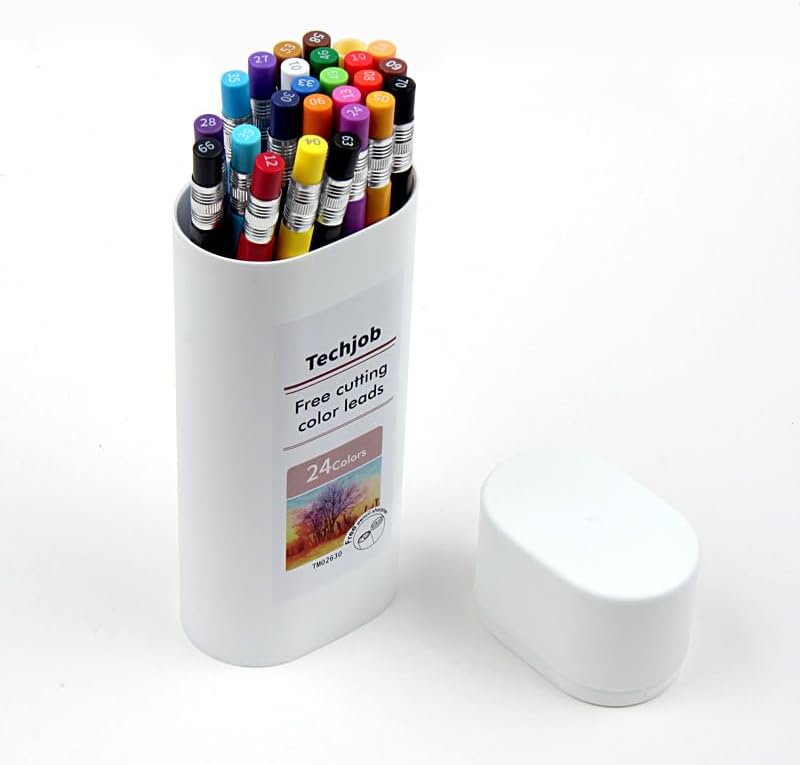 Miniatura 8 de Lápiz mecánico de color 0.102 in, 24pcs