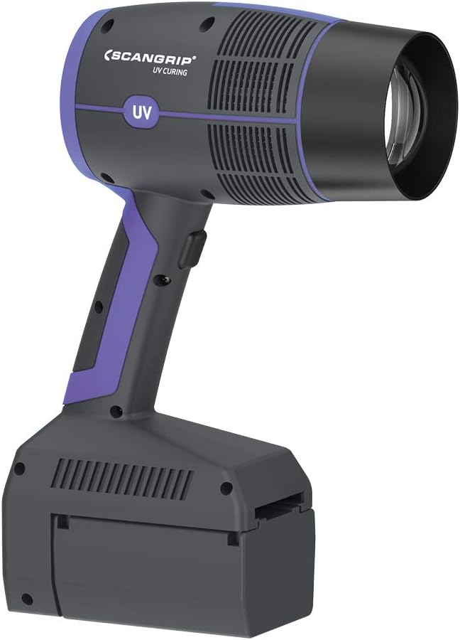 SCANGRIP UVGun, Rechargeable LED Work Light for UV Curing