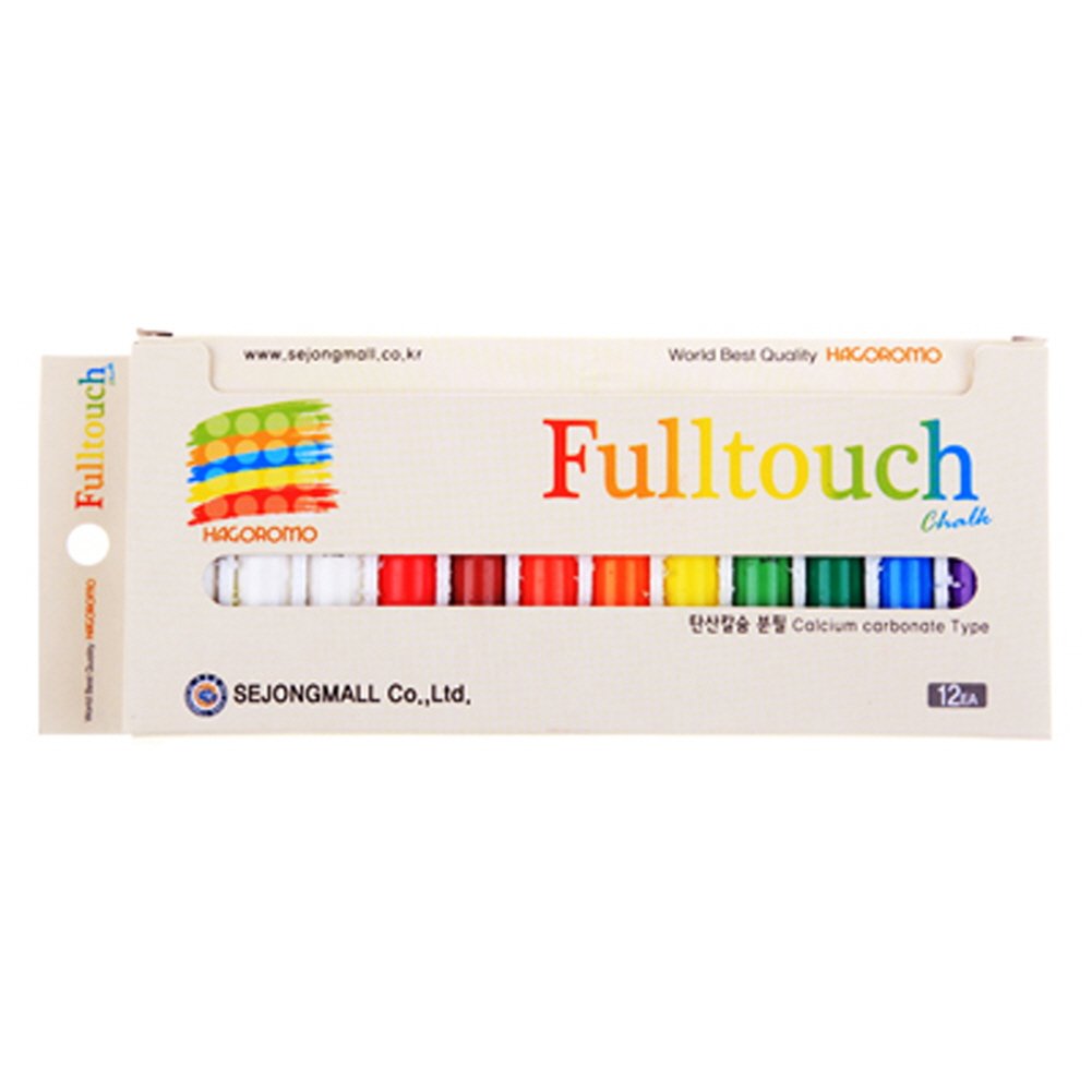 Hagoromo Fulltouch 10-kleuren mix krijt 1Box White, Red, Yellow, Blue Hagoromo Fulltouch 10-kleuren mix krijt 1Box White, Red, Yellow, Blue