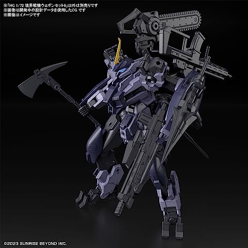 Bandai Hobby AMAIM Warrior at the Borderline Set 6 HG 1/72 miniatura 6