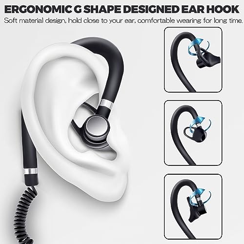 SINORISE Wired Headset Earpiece for Super Mini Walkie Talkie,2 Pack