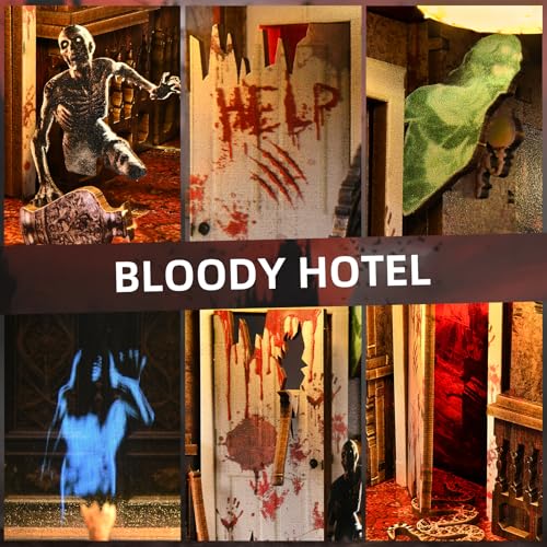 DROICC Bloody Hotel Horror Book Nook Kit thumbnail 4