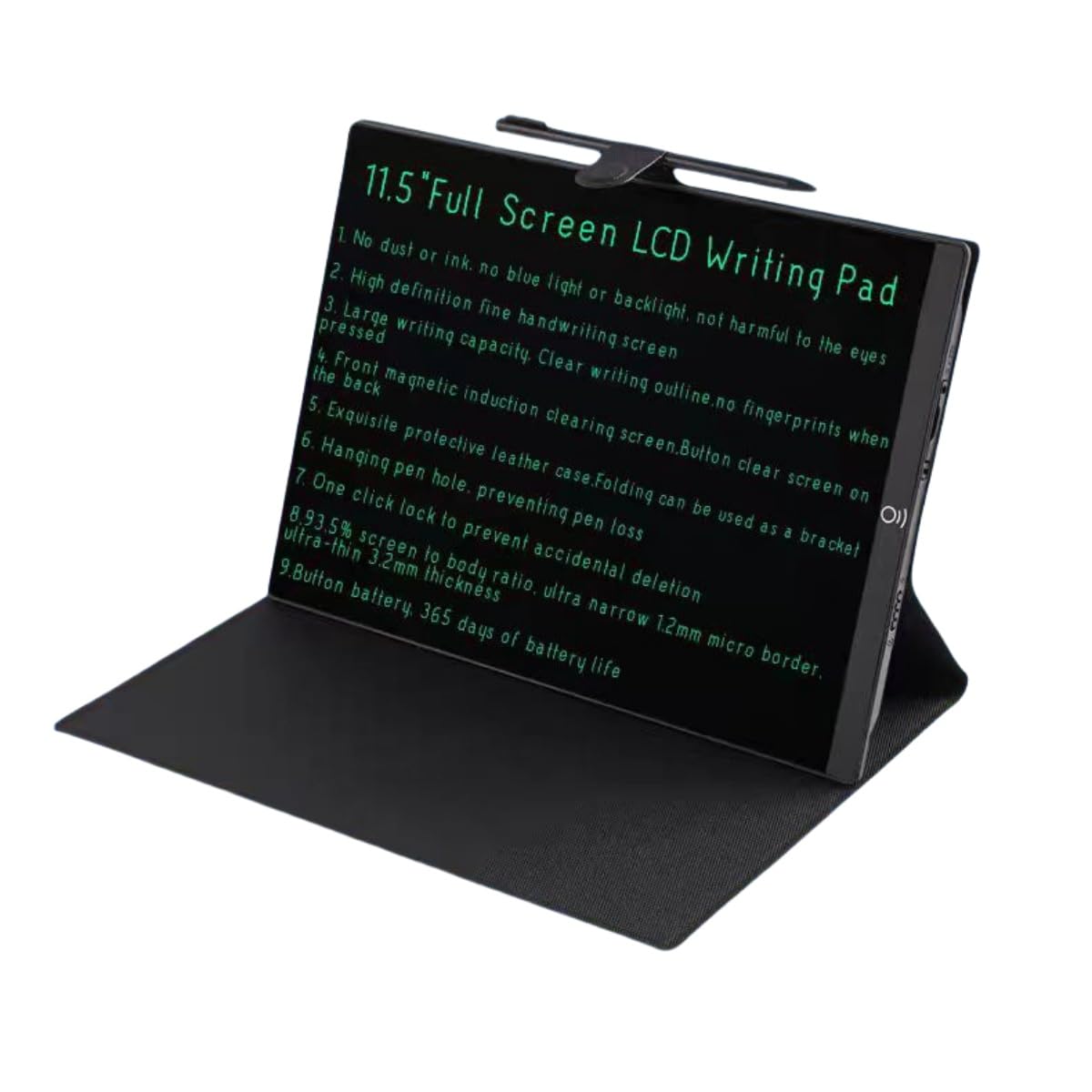 EMEBAY Tablette d'écriture LCD 11,5" Ultra Mince 3.2 mm Bloc-Notes numérique effaçable