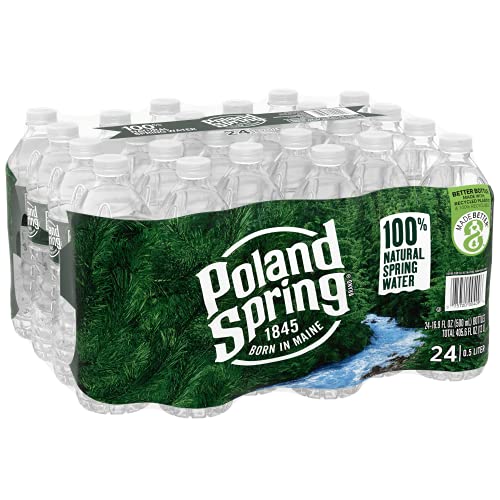Image of Poland Spring Maine Spring Bottled Water - 16.9 Fl Oz, 96 Pack