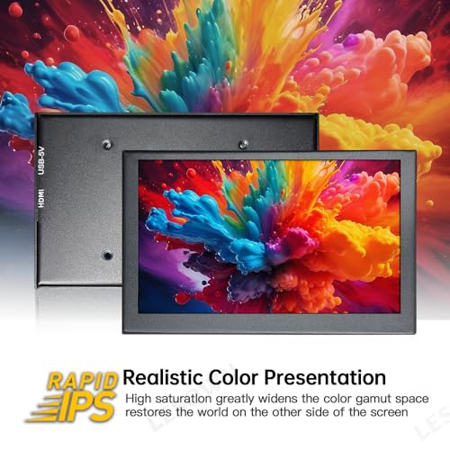 Image of 5 Inch Mini Touch Secondary Display Portable Monitor 800x480 USB HDMI IPS LCD Capacitive Touch Screen Tiny Monitor for PC Laptop Windows