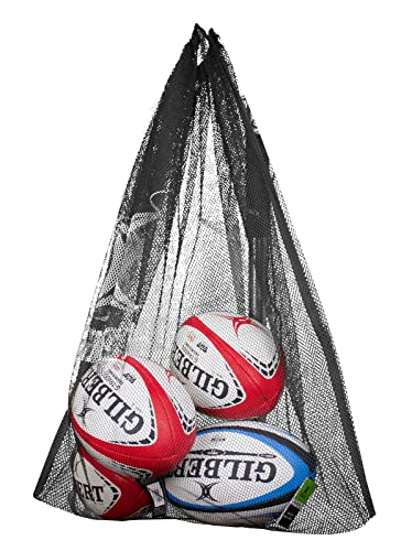 Gilbert Ultimate Rugby Starter Kit Includes Kicking Tee, Pump, & Bag, Red, White, Blue #TOP1