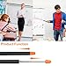 Vicloon Zeigestab Ausziehbar,120cm Ausziehbar Teleskopstab mit 2 Lanyard,Rostfreier Stahl,für Lehrer Whiteboard Tafel Zeiger für Präsentationen, Formate, Seminare