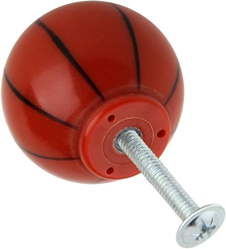 Miniatura 3 de Silverline - Tiradores deportivos de baloncesto para armario de cocina, hogar, cajón, armario, puerta, tiradores de muebles, paquete de 10