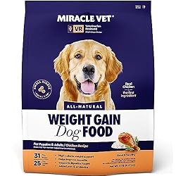 Miracle Vet High-Calorie High Protein Formula Dog Food for Weight