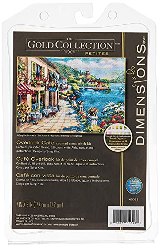 Point de croix compté Café Oublié Dimensions kit broderie fils premium - 4