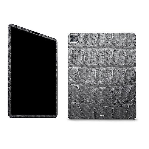 Image of MightySkins Carbon Fiber Skin Compatible with Apple iPad Pro 12.9 inch M2 6th Gen (2022) Full Wrap Kit - Gator Back | Protective, Durable Textured Carbon Fiber Finish | Easy to Apply | Made in The USA