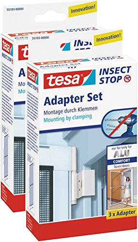 Preisvergleich Produktbild 2 Stück tesa Insect Stop Adapter für ALU COMFORT Tür