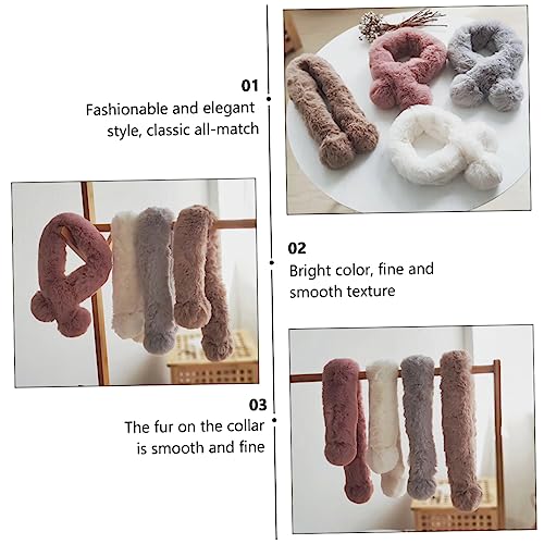 BESPORTBLE 1pc Plush Boys and Girls Scarf Thick Cartoon Neck Warmer for Boys and Girls Cozy Shawl for Autumn and Wear for Christmas and Daily Use3
