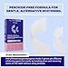 Active Wow 24k White Teeth Whitening Strips - Sensitive Teeth Whitening Strips, Peroxide Free Formula, Enamel Safe Teeth Whitening, Teeth Whitening Stain Remover - 7-Day Kit, 14 Whitener Strips
